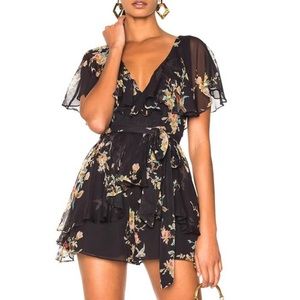 ZIMMERMANN
Maples Wrap Playsuit Black Bird…